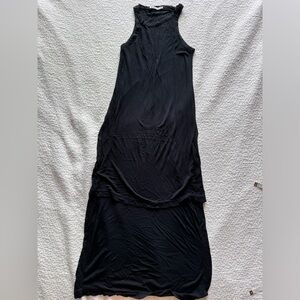 T by Alexander Wang high low cape dress small